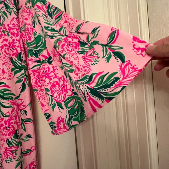 Lilly Pulitzer Hayes Dress in Conch Shell Pink Koala La La XL NWT - Picture 5 of 12